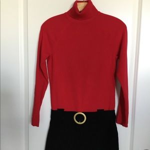 I.N.C Belted Turtle Neck Sweater Tunic - NWOT